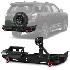 New Rear Bumper & Fuel Tank Rack W/ Tire Carrier For 2015-2020 Toyota 4 Runner