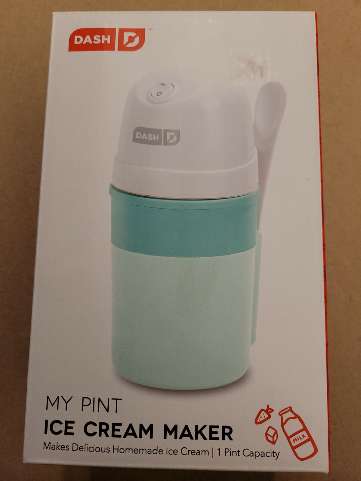 DASH My Pint Ice Cream Maker Aqua Brand New! eBay