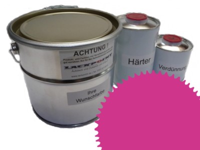 1 Liter Set 2K Autolack RAL 4003 Erikaviolett Acryl Glänzend Lackpoint !