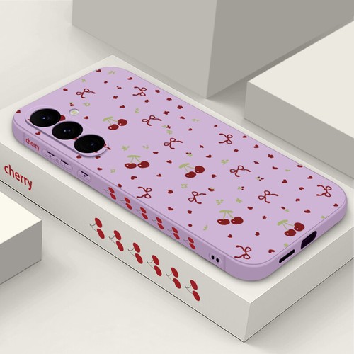 Cute Cherry Bow For Samsung Galaxy S25 S24 FE Ultra A16 Shockproof Case Cover - Picture 16 of 20