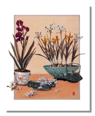 Japanese Lily Flower and Floral Arrangements #1 Wall Picture 8x10 Art Print