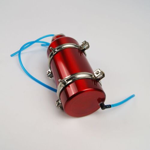 600ml Red Metal Fuel Tank for 23-30.5cc RC Gas Boat Atomik C1 Aquacraft Rio-1588 - Picture 2 of 9