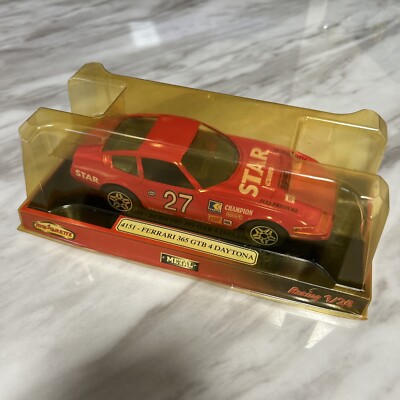 Majorette #4151 Ferrari 365 GTB 4 Daytona Racing 1/24 Scale Diecast Model Red