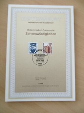 Ersttagsbl&auml;tter der Deutschen Post Berlin 1 - 17/ 1988 mit Ersttagstempel