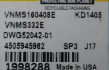 ORIGINAL   1PCS   USER   TOOLS        VNMS160408E KD1405