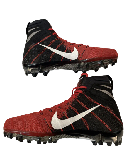 Nike Vapor Untouchable 3 Elite Football Cleats Black Red  display picture 3