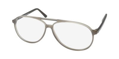 NEW ANDY WOLF 4517 EYEGLASS FRAME C FULL-RIM PILOT GRAY PLASTIC MENS 60-11-145