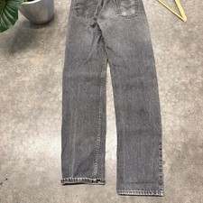 Vintage Levis 505 Orange Tab Grey Wash Jeans Mens 32x36 Made in USA Streetwear