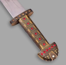 Viking Sword of King Ragnar Lothbrok Hand made Battle Ready Medieval Sword W-E.