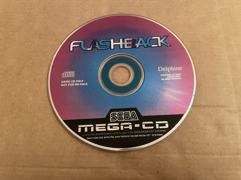 Sega Mega Drive Mega Cd Flashback Demo Only Fast Despatch Next Day