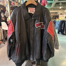 Vintage Black/Red Betty Boop Retro Leather Jacket Size Small