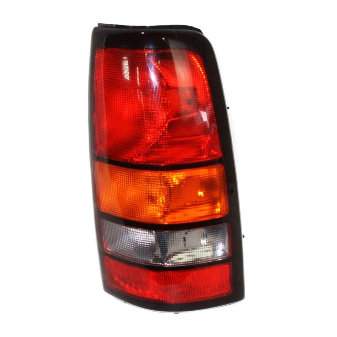 Tail Light Passenger Side Amber Clear Red Lens for GMC Sierra 1500 2500 3500