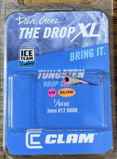 Clam The Drop XL Hook Size 12 UV Glow-Brand New-SHIPS N 24 HOURS