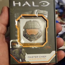 2021 Halo Master Chief Helmet 1oz Silver Coin Niue New Zealand Mint Limited 5000