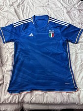 Mens XL Adidas Authentic ITALY National Team Soccer Jersey 2023 NEW NO TAGS