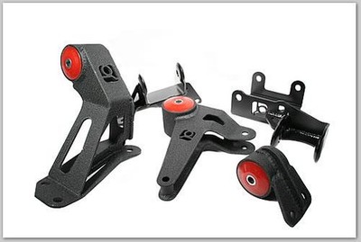 Innovative Mounts 90150-75A Black Steel Engine Mounts for 1994-2001 Acura
