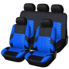 Car Seat Covers Thickened Cloth Full Set 5-seats Front Rear Protector Cushion