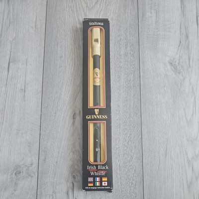 Werbung Guinness Pfeife Souvenir schwarz irisches Instrument Flöte Vintage selten