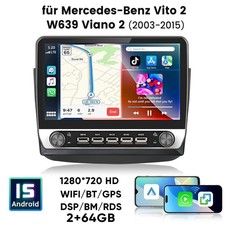 Carplay Android 15 Für Benz Vito Viano W639 ...