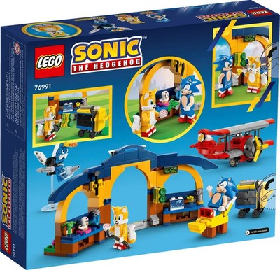 LEGO 76991 Sonic Tails' Workshop and Tornado Plane Set Retired New