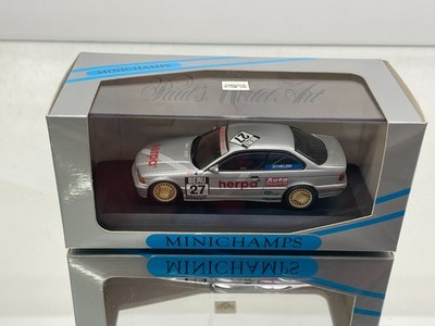 MINICHAMPS 942227 BMW E36 325i DTT 1994 #27 SCHIELEIN -SILVER 1:43- GOOD IN BOX