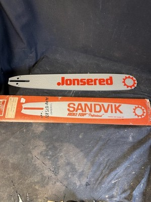 NOS Sandvik Jonsered 16'' 3/8'' .058 1M529-60-JON Chainsaw Bar Multiple Brands #2