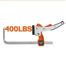 Jorgensen 6-5/8" Ratcheting Table Clamp Track Saw Clamp Quick Release Rail Clamp