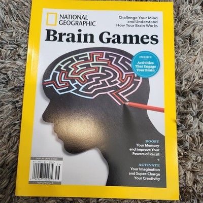 NATIONAL GEOGRAPHIC Magazine 2025/2026 -BRAIN GAMES-Activities That Engage Brain
