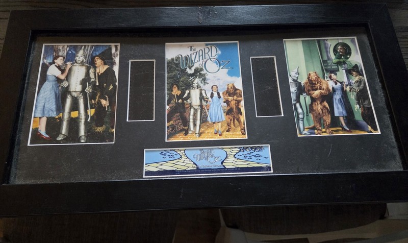 Limited Edition Of The Wizard of Oz Framed Mounted Film Cell Display