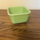 Vintage Jadeite Fire King Philbe Refrigerator Glass Fridge Dish NO LID 4x5x3