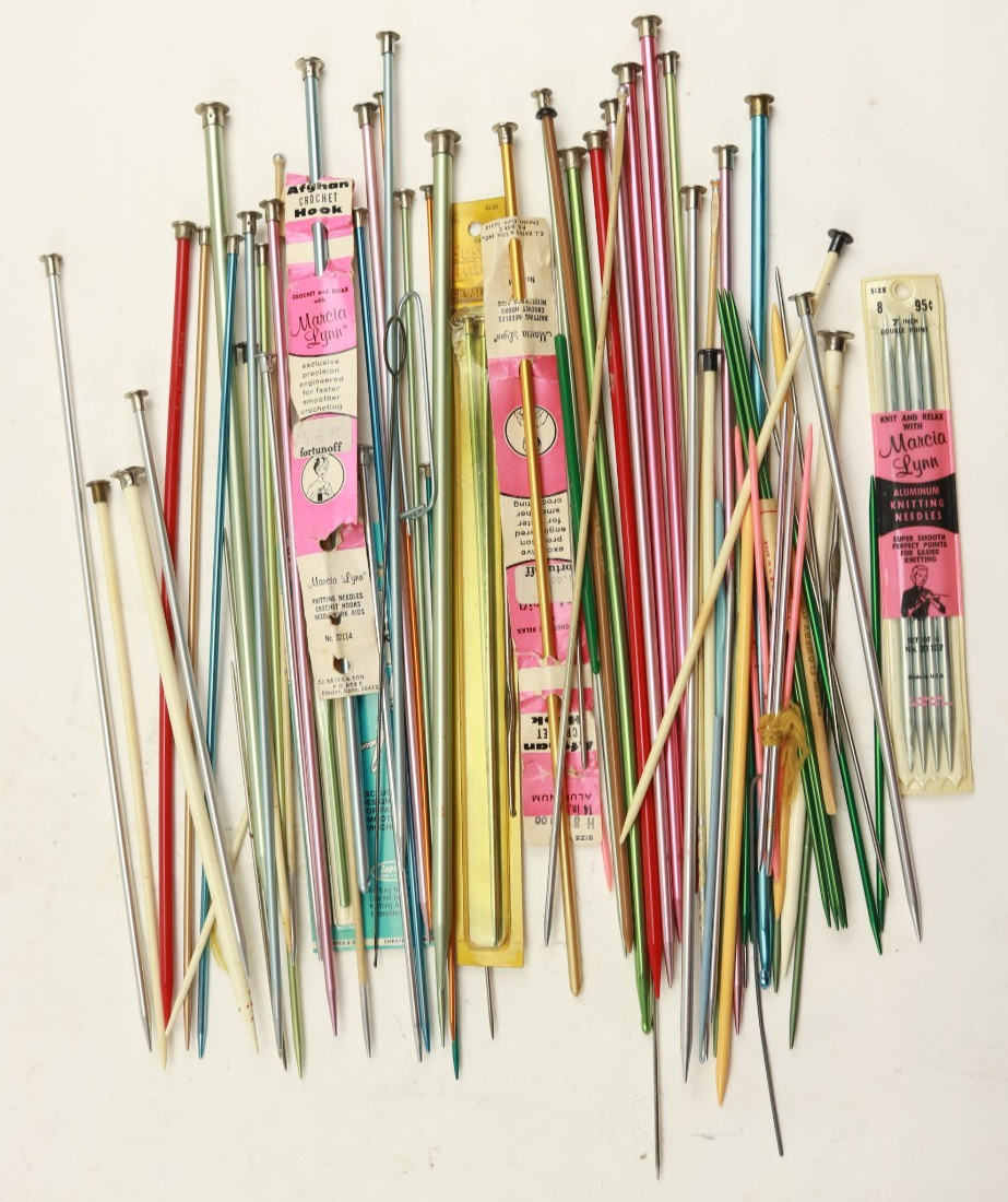 Large Mixed Lot Susan Bates & Various Knitting Needles Other Vintage