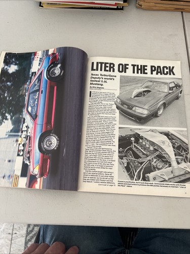 SUPER MUSTANG & HOT FORDS MAGAZINE * NUMBER 2* 1992 Good /F7D - Imagen 19 de 20