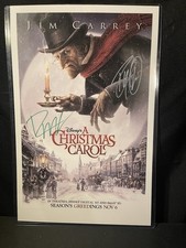 Ryan & Raymond Ochoa Disney A Christmas Carol Signed RARE