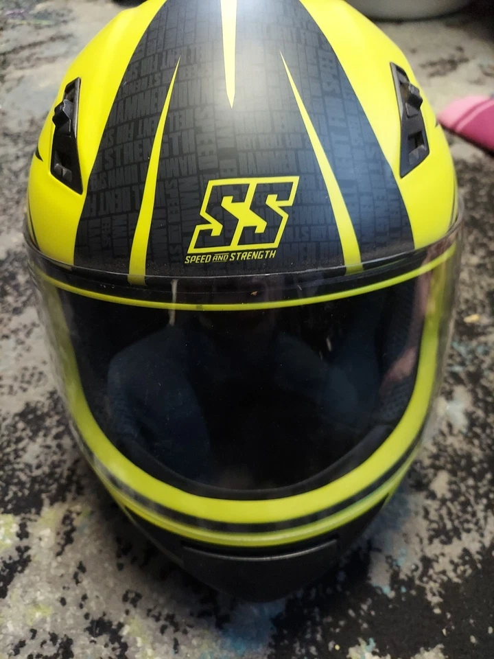 Speed and Strength Motorcycle Helmet SS700 Size XS - Image 2 of 4