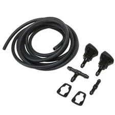 MITZONE Windshield Washer Nozzle Kit Compatible with 2004-2017 Dodge Ram 1500...