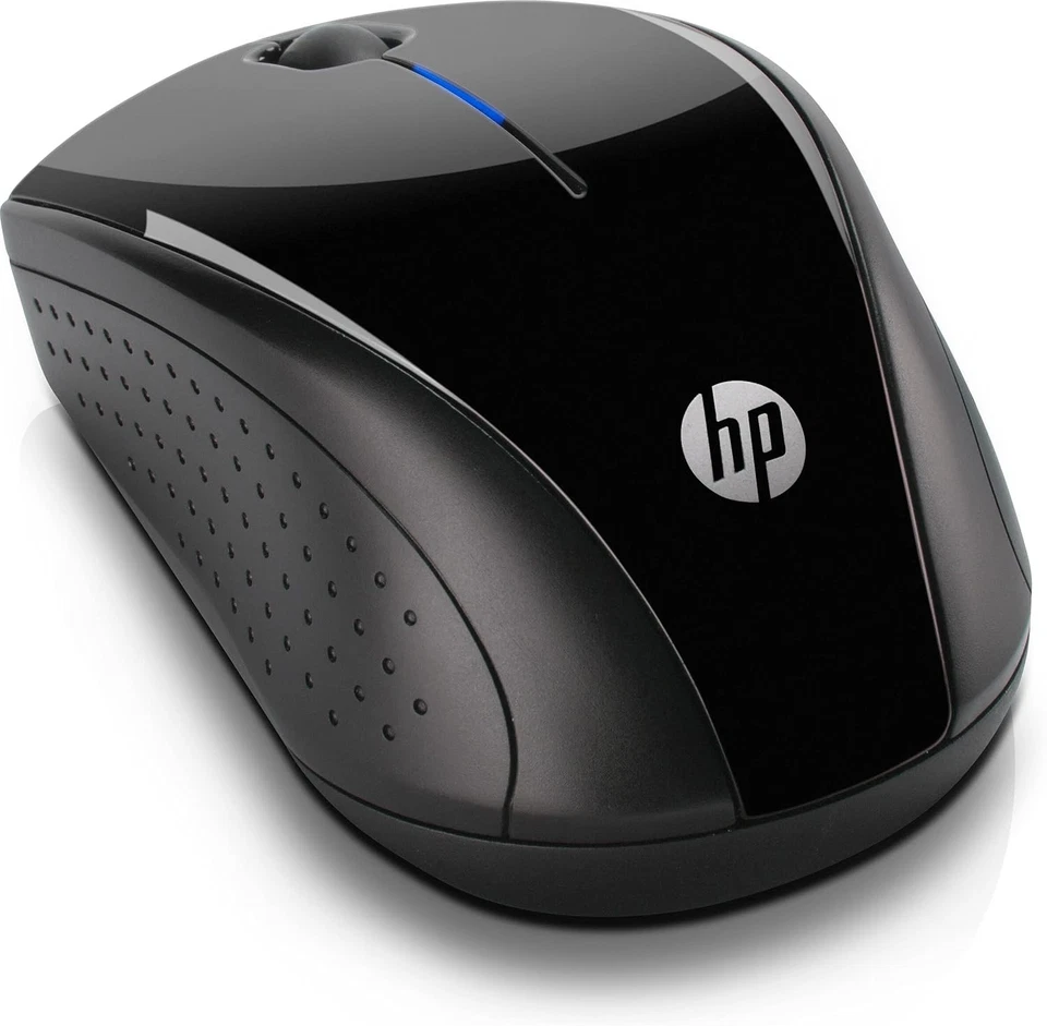 HP 220 Wireless Mouse, Contoured and Ergonomic, Blue LED Technology, Black Black - Image 3 of 3