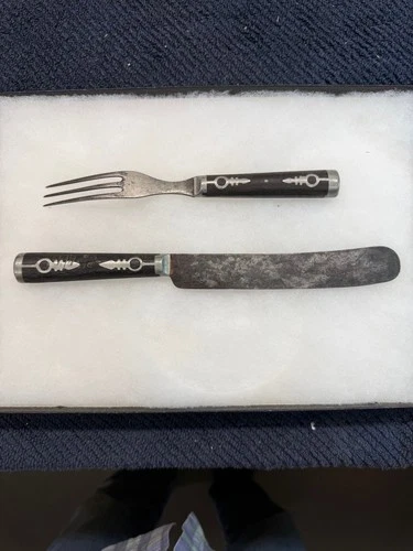 Civil War era Knife and Fork 3 tine