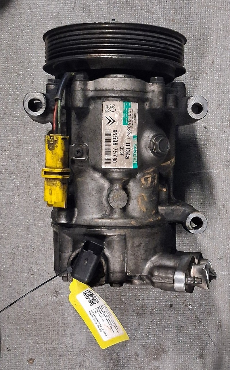 9659875780 Compressore a/c CITROEN C5 (X7) 1.6 8V HDi FAP Ber 4p/d/1560cc