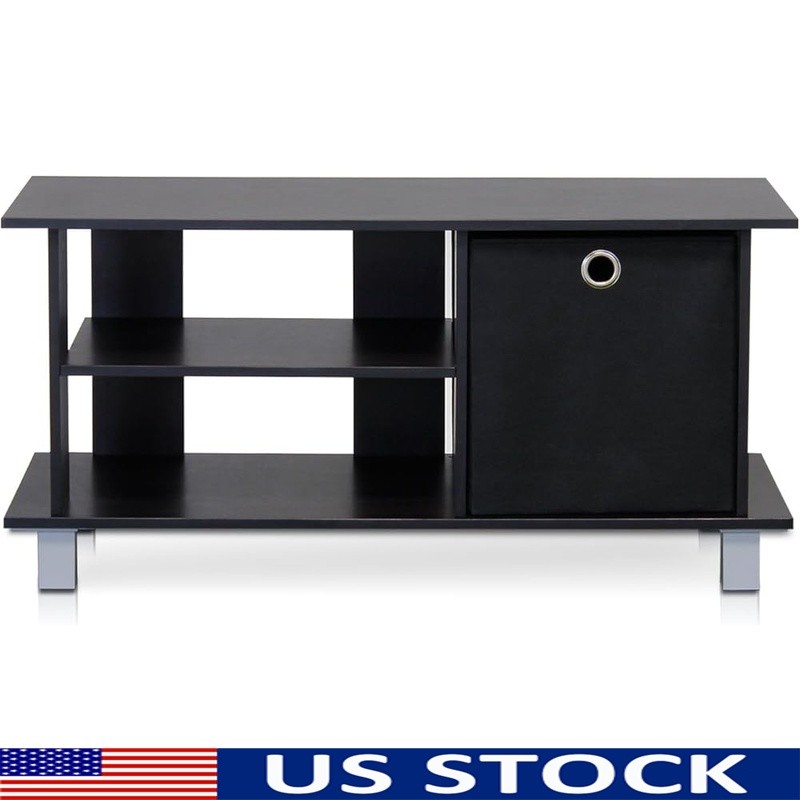 W/ Storage Bin Small Spaces Living Room Entertainment Center