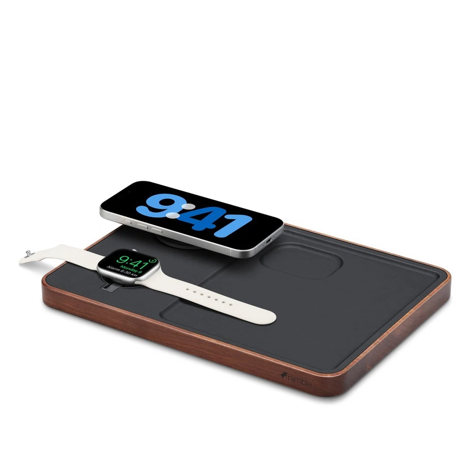 NIMBLE VALET 3-IN-1 MAGSAFE CHARGING STATION STAND DOCK IPHONE AIRPODS WATCH - Image 3 of 4