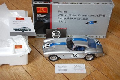 FERRARI 250 GT SWB LEMANS #14 CMC M-079 SUPERB!!  1:18 SEE INFO