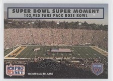 1990 Pro Super Bowl XXV Silver Anniversary Box Set 103985 Fans Pack Rose 0s5