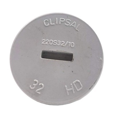Clipsal Conduit Entry Plug Screwed 32mm Grey 220S32
