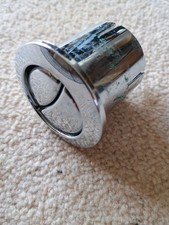 Roca Old Style Dual Flush Cistern Button Used Chrome Short Casing.