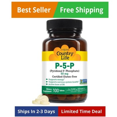 P-5-P Vitamin B6   Bioavailable Pyridoxal-5-Phosphate Supplement for Energy, ...
