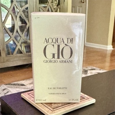 Giorgio Armani Acqua Di Gio Eau de Toilette Spray 3.4 fl oz Full Size Fragrance