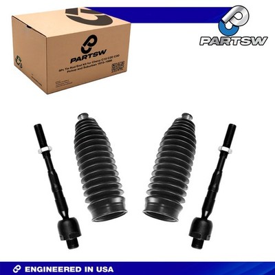 PartsW Ford 2007-2015 Edge Lincoln MKX 4Pc Front Inner Tie Rod End Boot