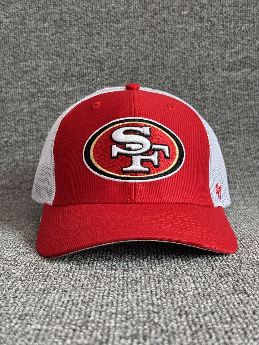 '47 Brand San Francisco 49ers NFL Trucker Strapback Red White Hat