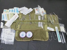 S.O. TECH SURGICAL ROLL w. SUPPLIES FORCEPS SCISSORS & MORE COYOTE TAN KIT