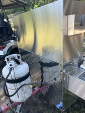 Hot Dog Cart, Great Condition Comes With Newly Purchased Portable Propane Griddl